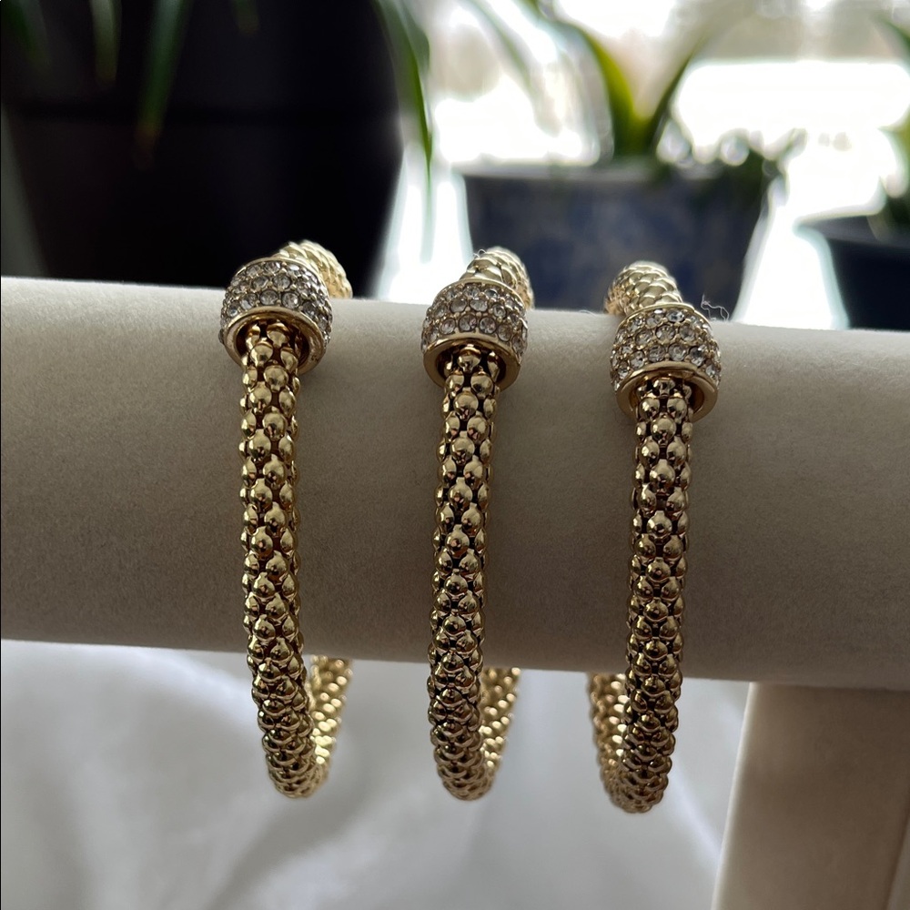 Elegant Gold and Silver Women's Bracelet Set